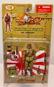 1:18 Ultimate Soldiers "Sgt  Akamatsu -Japanese Imperial ARMY" W/Rising Sun Flag - Picture 1 of 3