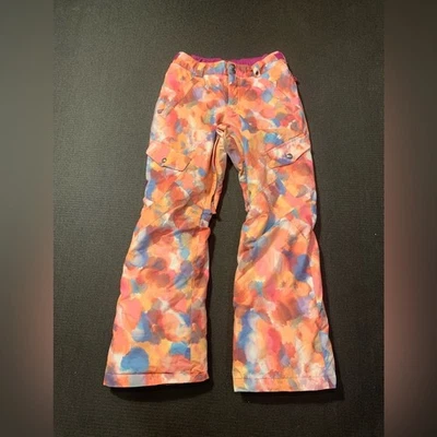 Burton Girls Snowboard Pants Elite Cargo Snow Cargo Pants Laila Size Girl Large - Image 1 of 4