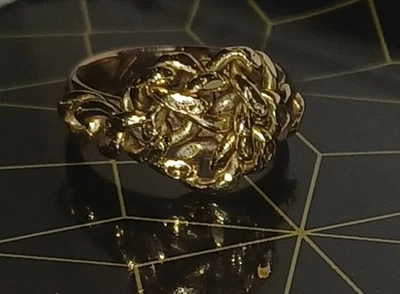 Goldring in Herzform - Bild 1 von 4