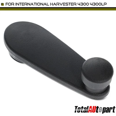 Manivela de ventana izquierda/derecha negra para International Harvester 4300 4300LP Foto 1 de 4