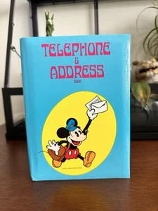 Rubrica telefonica indirizzo Topolino vintage anni 70 postino Minnie - Disney da collezione NUOVO - Foto 1 di 5