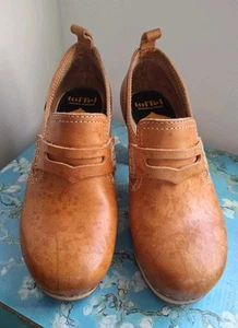 Swedish Hasbeens Toffel Loafer in Natural Tan, Size 37, 6.5 EUC - Picture 1 of 16
