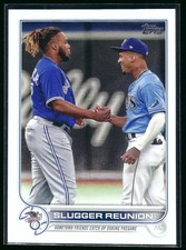2022 Topps #329 Slugger Reunion Wander Franco Vladimir Guerrero Jr