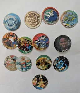 Power Ranger Flip-Cap Pog Set Of 13 - Picture 1 of 2