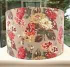 Laura Ashley Lampshade Duck Egg Blue Gingham Shabby Chic Drum Table Ceiling