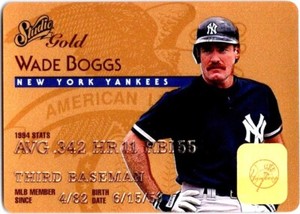 1995 New York Yankees  Wade Boggs - Studio Gold  #46