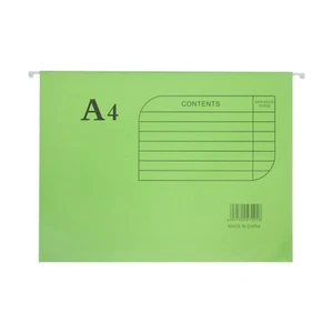 50x A4 Green Hanging Suspension Files inc Tabs Inserts Folders Filing Cabinet - Picture 1 of 3