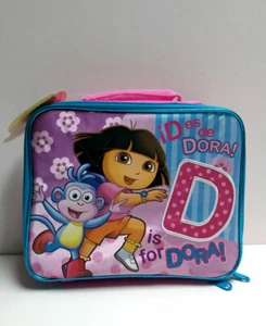 DORA THE EXPLORER Insulated Lunch bag Kids Girls Travel School Lunch Box NEW - Picture 1 of 10