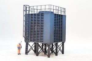 COOLING TOWER MODEL FOR STEEL FACTORIES POWER STATIONS PIPELINES - OO GAUGE 1/76 - Picture 1 of 10