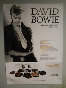 DAVID BOWIE LOVING THE ALIEN RARE GLOSSY PROMO POSTER 12"x 17" APPROX - Picture 1 of 1