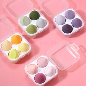 4PCS AU HOT Makeup Foundation Blender Sponges Beauty Cosmetic Blending Puffs Egg - Picture 1 of 17