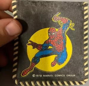 Vintage 1978 Marvel Comics Spider-Man Vinyl Geldbörse guter Zustand - Bild 1 von 5