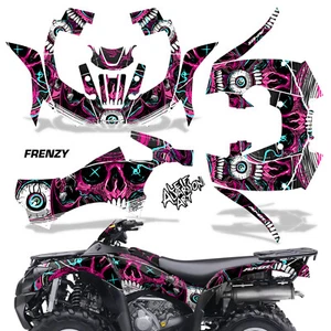 ATV Graphics Kit Decal for Kawsaki Brute Force 750 4x4 2012-2023 FRENZY PNK - Picture 1 of 2