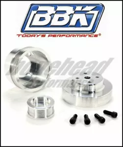 BBK Performance 1553 Underdrive Pulley Kit 1986-1993 Ford Mustang GT 5.0L - Picture 1 of 4