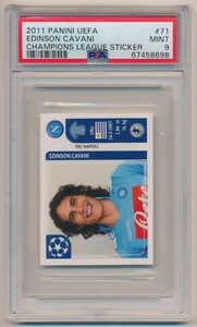 Sticker EDINSON CAVANI Napoli Champions League UEFA 2011-12 Panini #71 Pop 1 - Picture 1 of 2