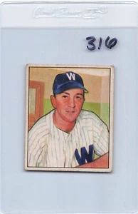 1950 Bowman #052 Sam Mele Senators EX *316 - Picture 1 of 2