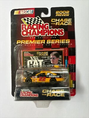 2002 Racing Champions 1/64 NASCAR #22 W Burton Chase The Race Caterpillar Dodge - Image 1 of 4