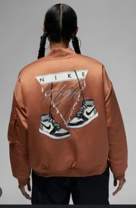 Air Jordan Flight Renegade Bomberjacke Damen Medium DQ9802-215 Mineralton - Bild 1 von 4