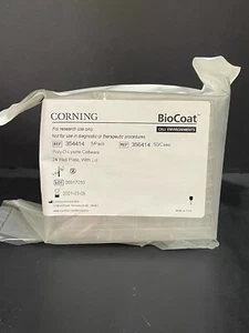 Corning Microplate with Lid 24 Well Polystyrene Case of 50 Plates - Picture 1 of 10