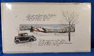 D. Morgan 1988 Unframed Print "I'm Coming Home For Christmas" Numbered 1557/1950