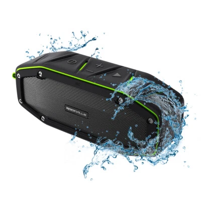 Rockville RPB27 20w Rugged Portable Waterproof Bluetooth Speaker w Bumping Bass! - Image 1 of 4