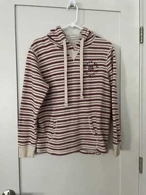 Blue 84 Texas A&M Aggies Hoodie Women’s L Excellent Condition Striped Maroon/Tan - Изображение 1 из 4