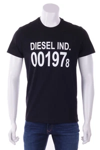 DIESEL T-Shirt Herren Shirt Rundhals schwarz - Bild 1 von 8
