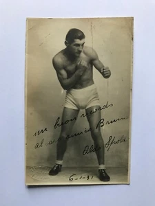 Autogramm ALDO SPOLDI (†1997)-Box-Europameister ITALIEN 1938-handsigned-Boxen - Bild 1 von 4