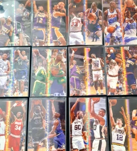 1995-96 NBA Fleer Double Double Full Set Of 12 Inserts 🏀 Card Lot - Picture 1 of 12