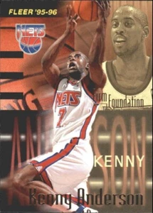 1995-96 Fleer NBA Basketball Card Kenny Anderson New Jersey Nets Mint Card # 336 - Picture 1 of 2