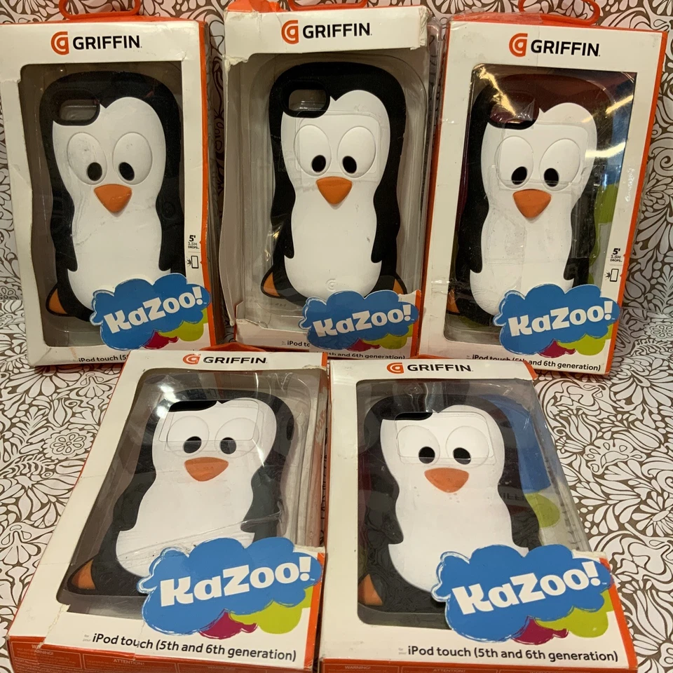 📀 Funda Griffin Kazoo Penguin iPod Touch - (5ª y 6ª generación) LOTE DE 5 Foto 1 de 4