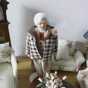 Miniatur Puppenhaus Zubehör Maßstab 1:12 Gentleman Keramikpuppe Viktorianische - Bild 1 von 2