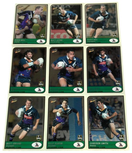 2005 Select NRL Tradition Trading Card Foil Parallel Card Team Set Storm (9)