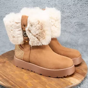 Nuevas botas al tobillo G By Guess para mujer de piel sintética con estrás talla 6 - Imagen 1 de 5
