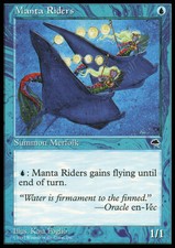 Magic the Gathering MTG Manta Riders (74) Tempest   LP