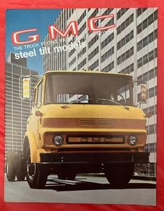 GMC 1970 "MODELOS INCLINABLES DE ACERO" camión original concesionario folleto de ventas especificaciones - Imagen 1 de 6