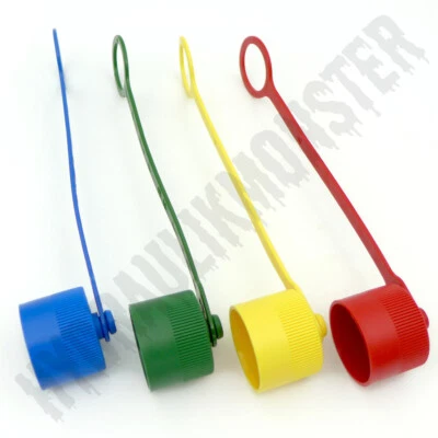 HYDRAULIKMONSTER® Staubschutzkappe Hydraulik Kupplung für Muffe BG3 schraub Kappe Stopfen Bagger