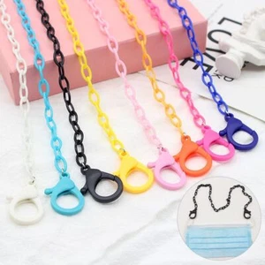 Mask Chain Necklace - Women Acrylic Strap Holder Safety Neck Chain Accessories - Picture 1 of 20