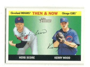 2004 Topps Heritage Then & Now #6 Herb Score / Kerry Wood