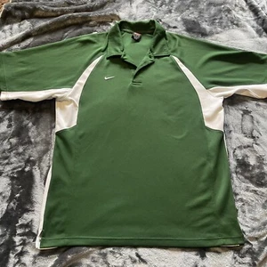 Polo para hombre Nike Teams Dri Fit grande verde blanco - Imagen 1 de 7