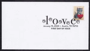 US 5745 Love Kitty BWP FDC 2023 - Picture 1 of 1