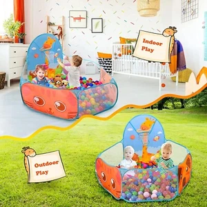 Children Ball Pool Tent Portable Foldable Ball Pit Play with Basket Sports Toy - Picture 1 of 6