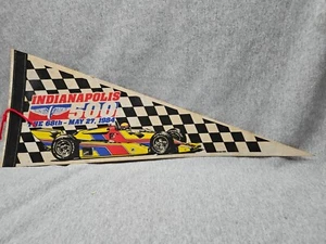 1984 Vintage Souvenir Indianapolis 500 Pennant Indy Motor Speedway Rick Mears - Picture 1 of 11