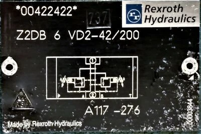 Rexroth Z2DB-6-VD2-42 Directional Control Spool Valve - Image 1 of 3