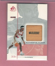 2000-01 SP Game Floor Edition Authentic Scottie Pippen #SP HOF Blazers 33