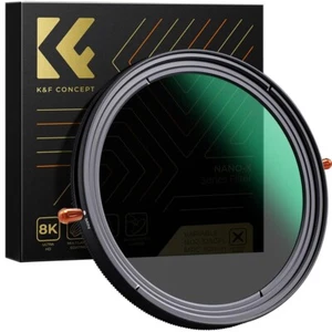 K&F Concept NANO-X 58mm ND2-ND32(1-5 Stop)Variable ND &CPL 2 in 1 Filter,No X - Picture 1 of 12