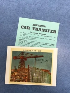 VINTAGE Souvenir Car Sticker Decal - Whyalla SA - Picture 1 of 2