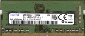 HP 862398-850 SAMSUNG M471A1K43CB1-CRC 8GB DDR4-2400T SODIMM RAM MEMORY - NEW - Picture 1 of 2