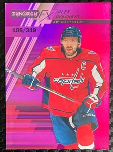 Alex Ovechkin /349 2020-21 Upper Deck Synergy *FX PURPLE* #FX-27 Washington Caps