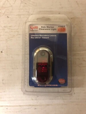 Lámpara LED ovalada Grote 45002-5 roja de separación y marcador (2) Foto 1 de 2